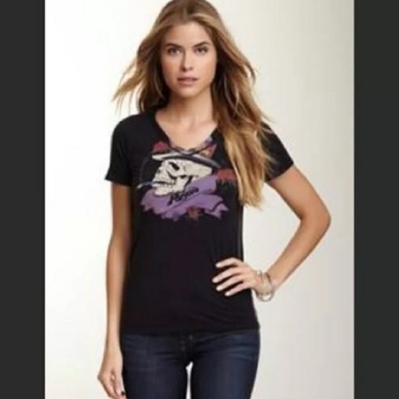 Trunk Ltd Posion Tee Shirt Skull Smoking Joint - Picture 2 of 8